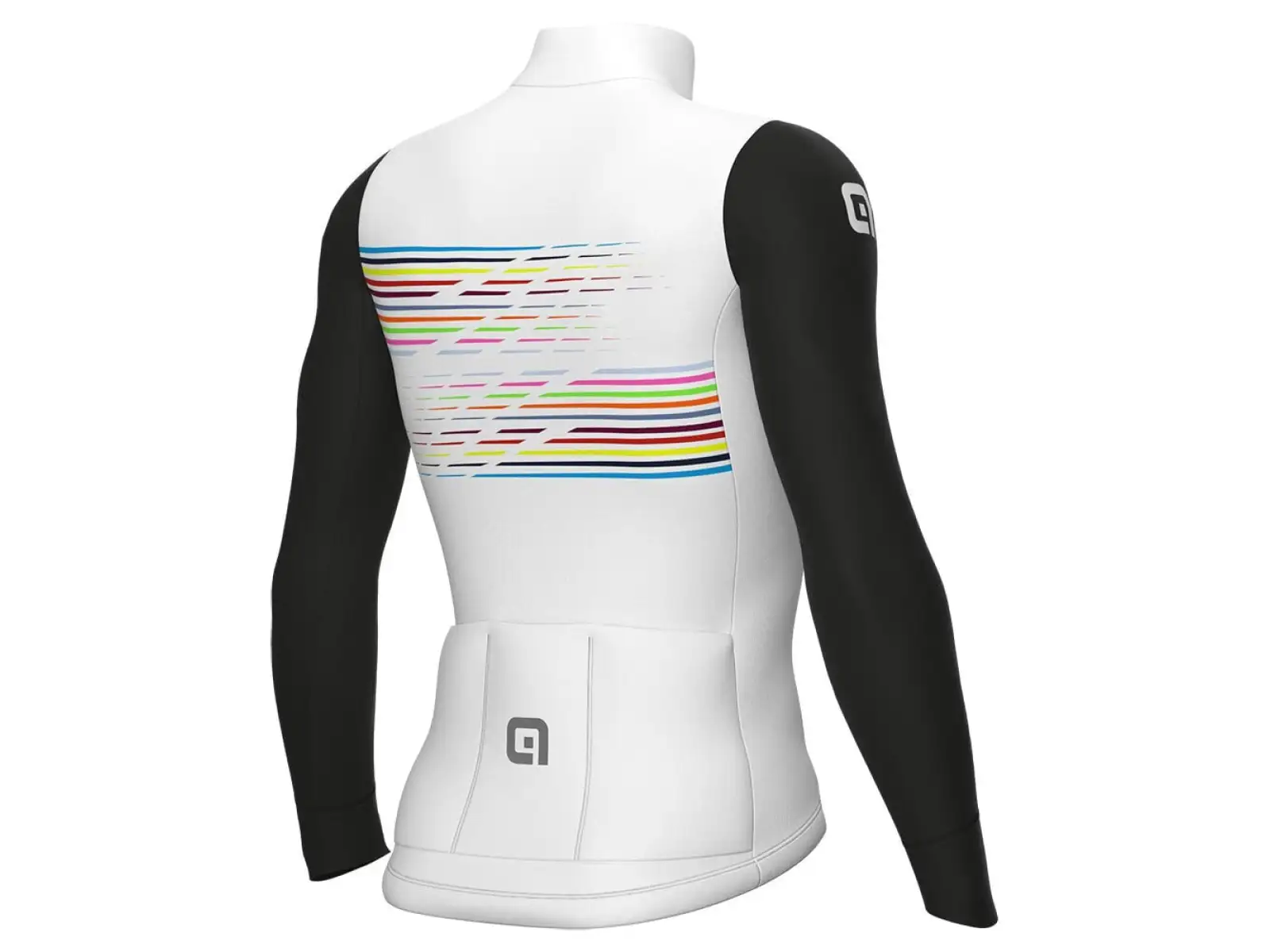 Alé PR-S Logo Herren gefütterter Pullover mit langen Ärmeln Bianco/Weiß