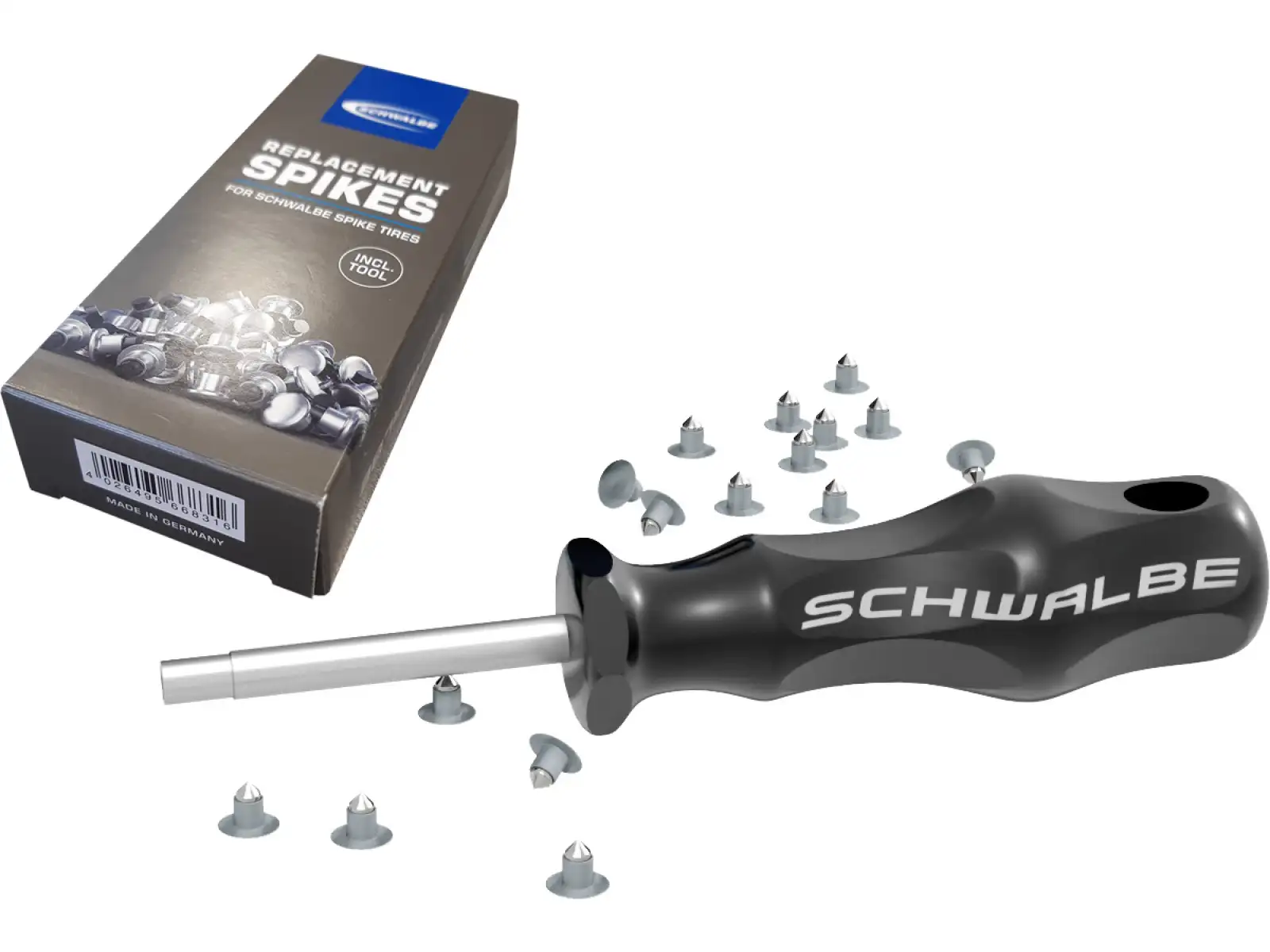 Schwalbe Spike Tool + Ersatzspitzen 50 Stück