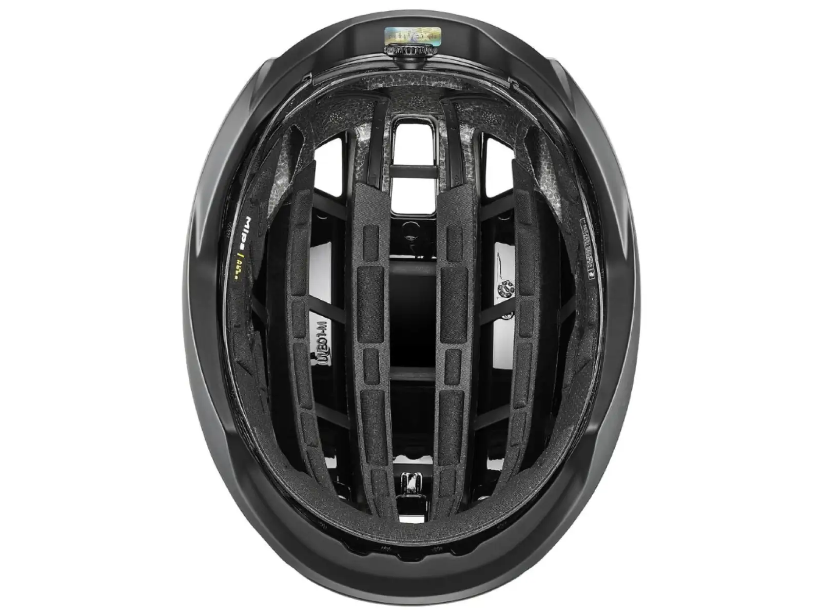 Uvex Surge Aero MIPS Rennradhelm Black/Sage Green Matt