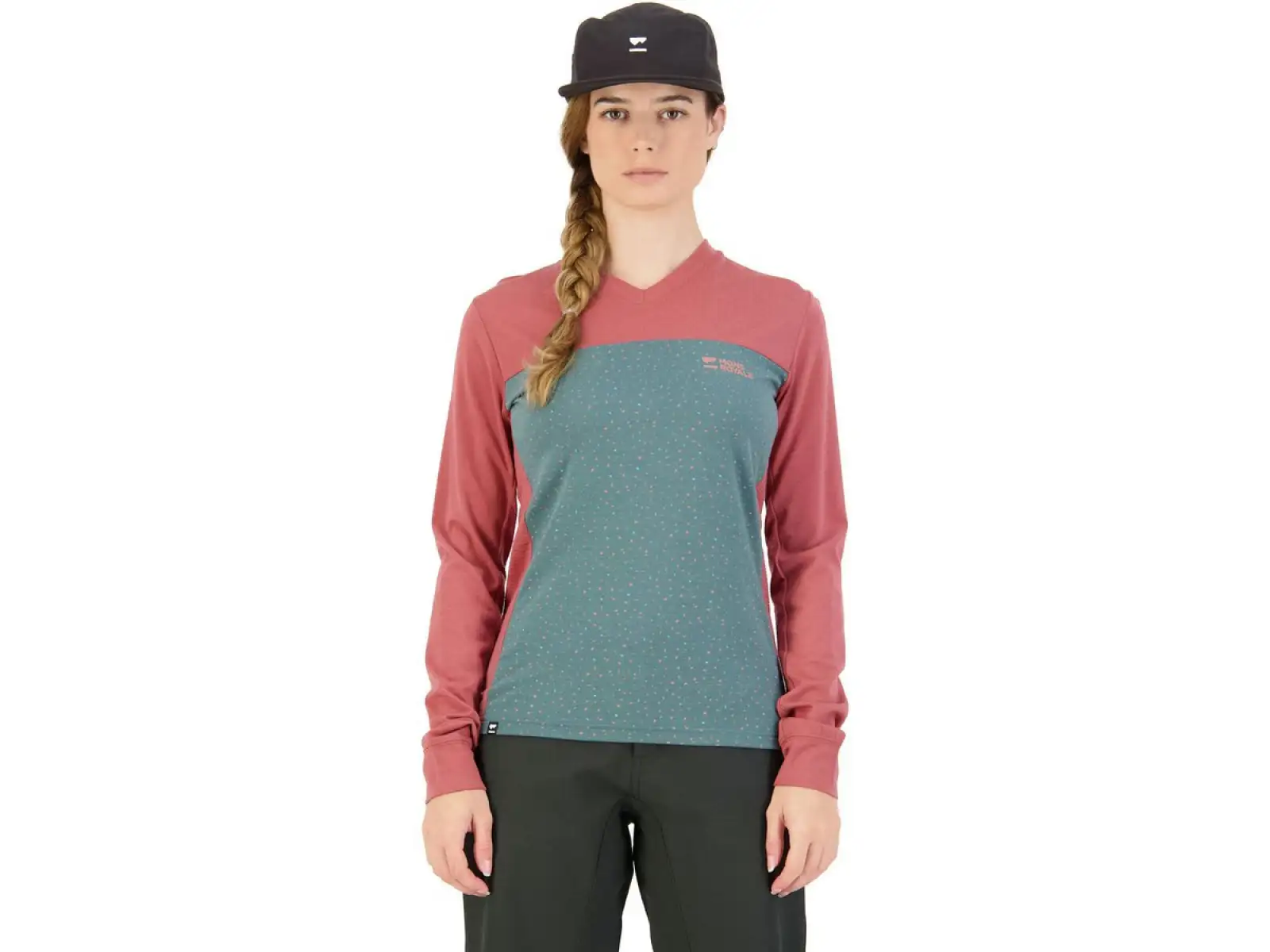Mons Royale Redwood Enduro VLS Damenlangarmshirt Terrakotta / Terrazzo