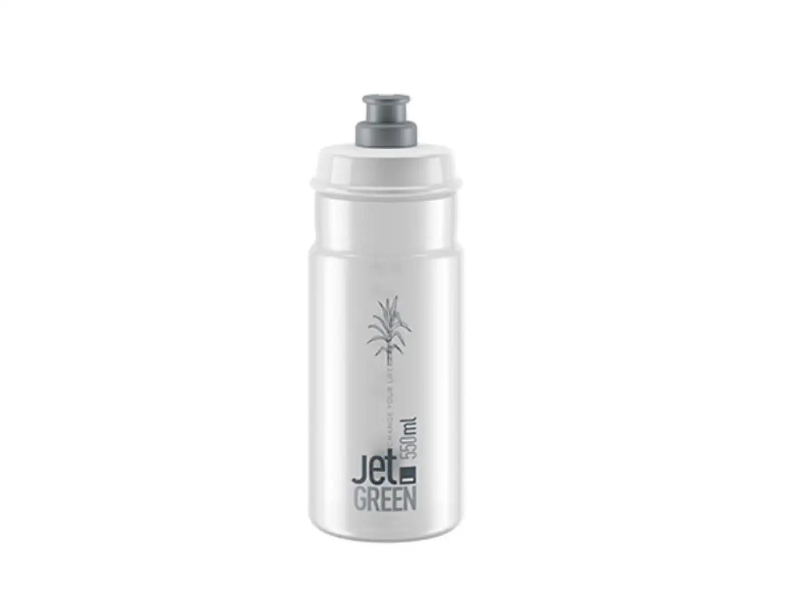 Elite Jet Green Plus Flasche 550 ml Klar/Grau Logo