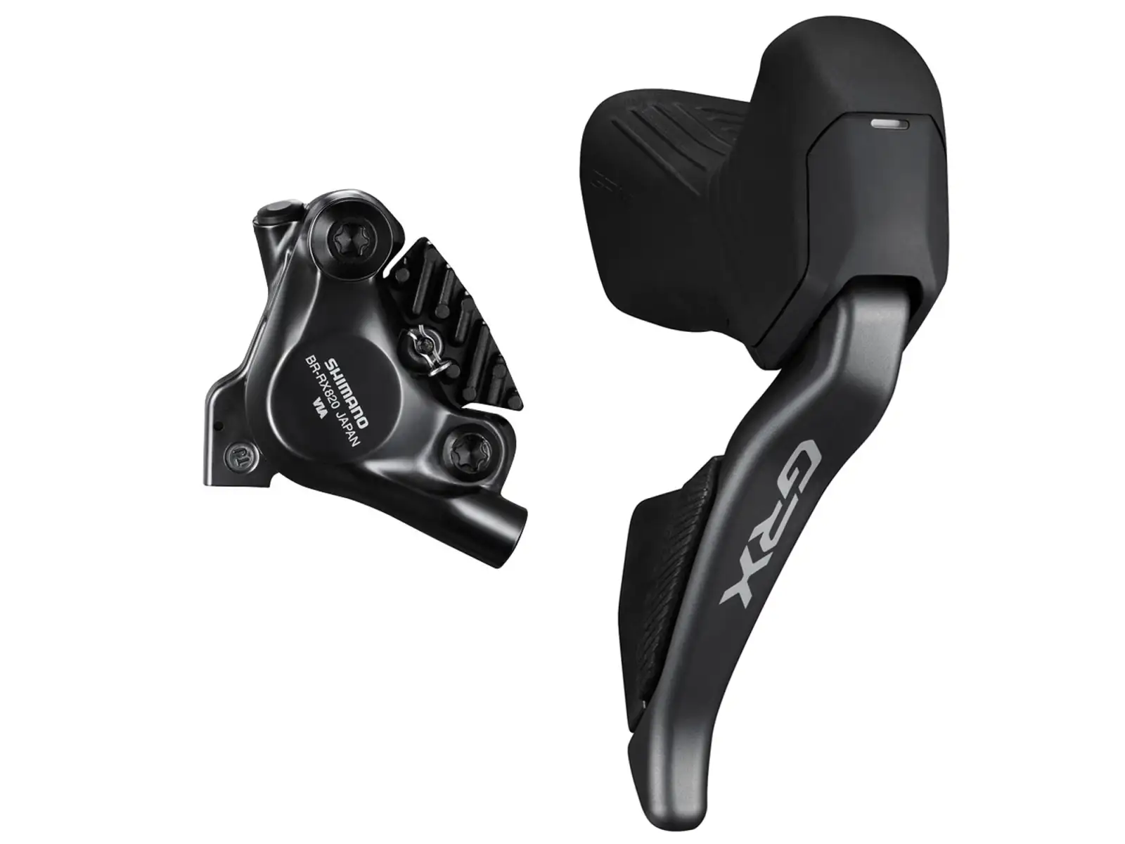Shimano GRX Di2 ST-RX825+BR-RX820 12-fach Brems-/Schaltgriff Hinten Rechts & Bremssattel
