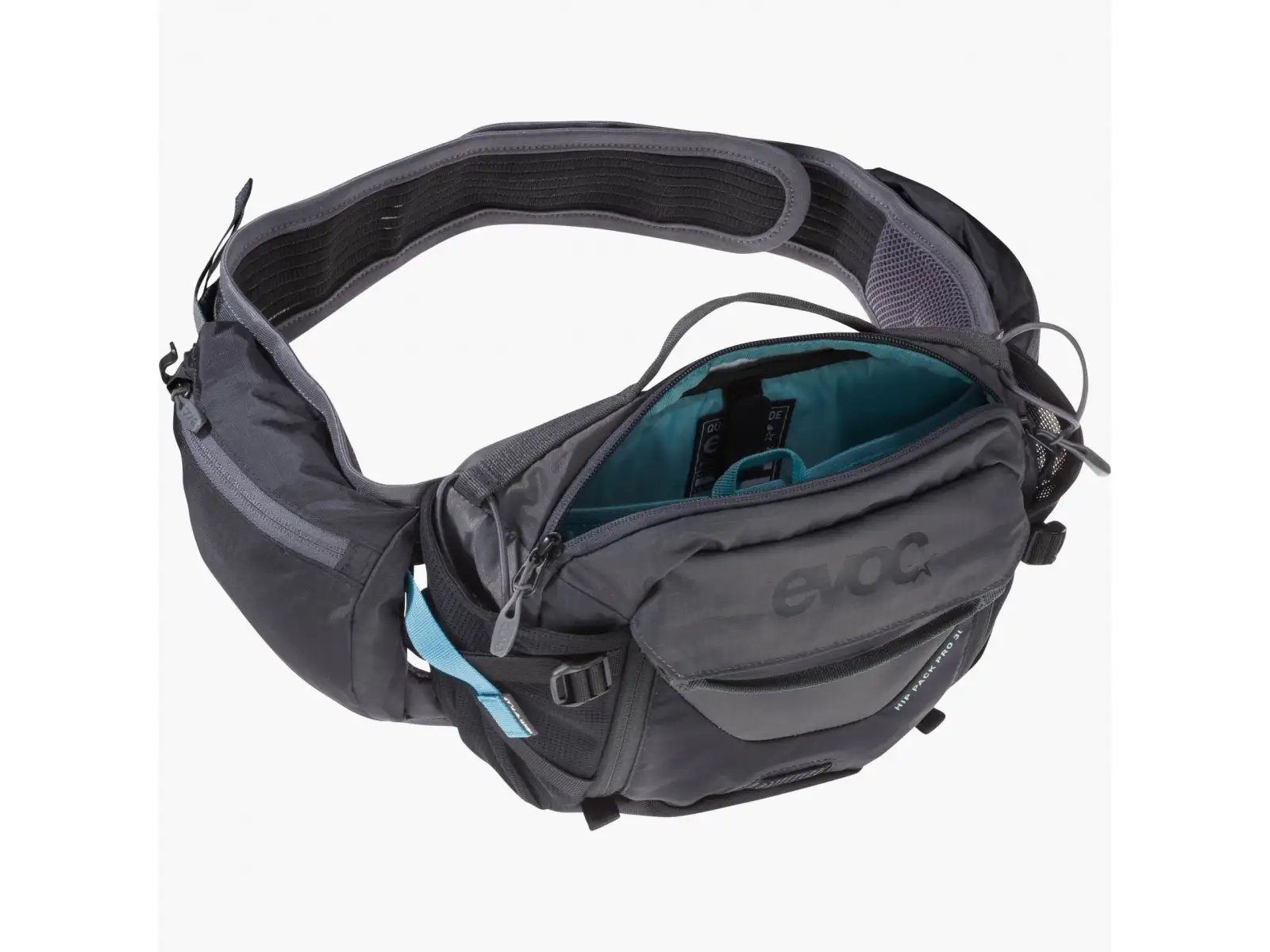 Evoc Hip Pack Pro 3 l Tasche + Trinkblase 1,5 l schwarz/kohlegrau