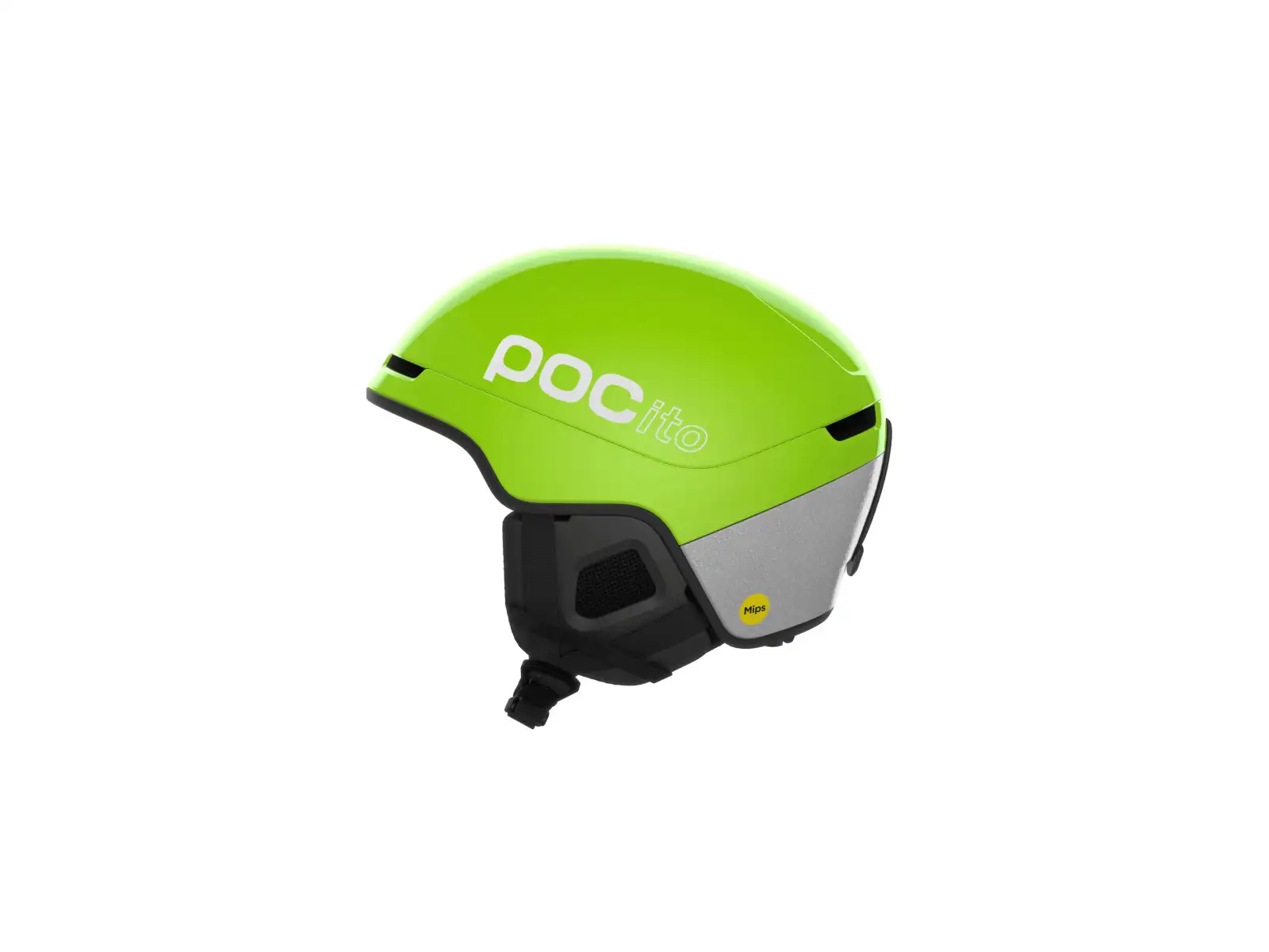 POC POCito Obex Kinder-Skihelm Fluorescent Yellow/Green