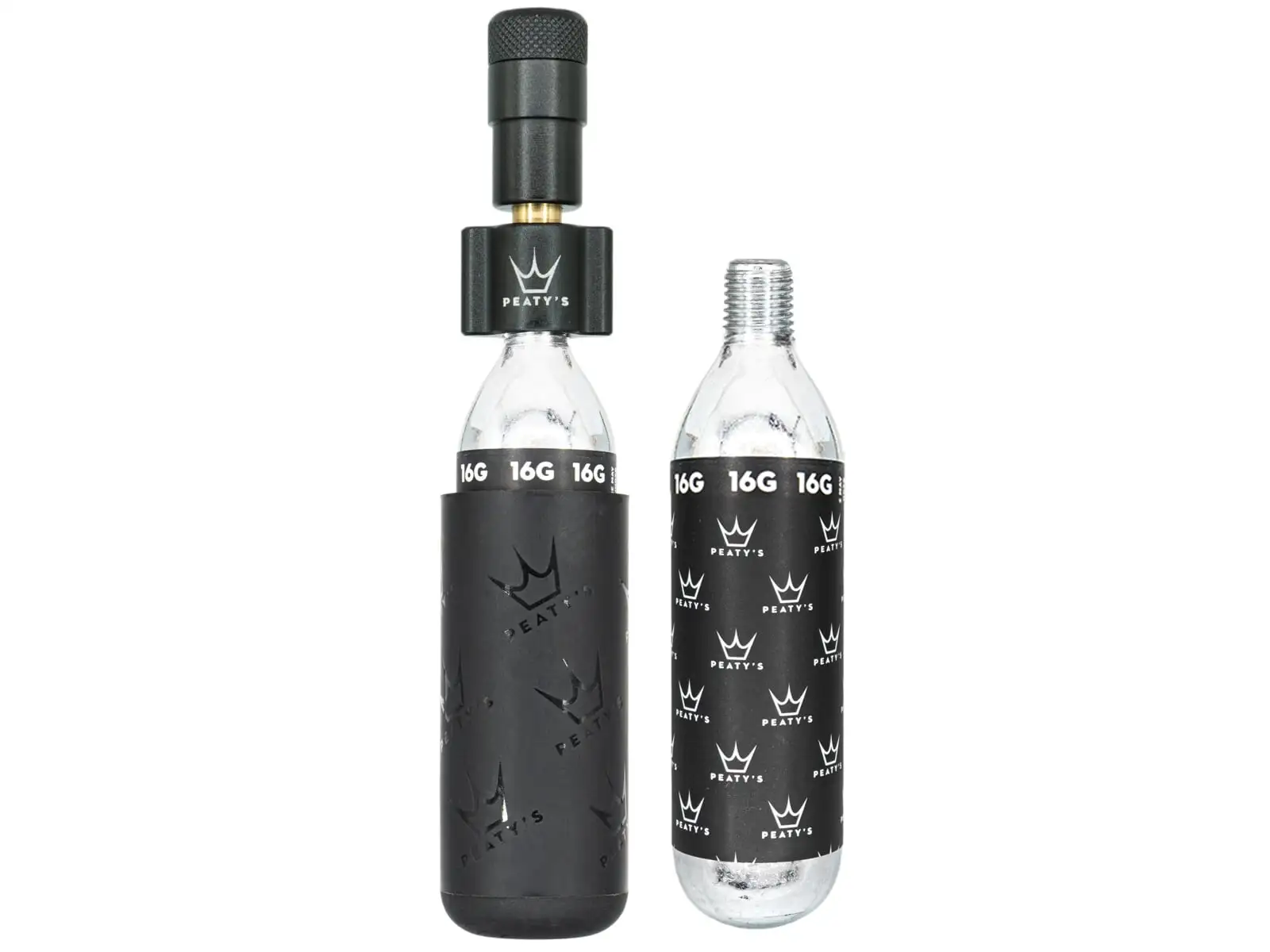 Peatys Holeshot CO2 Set 16 g Schwarz