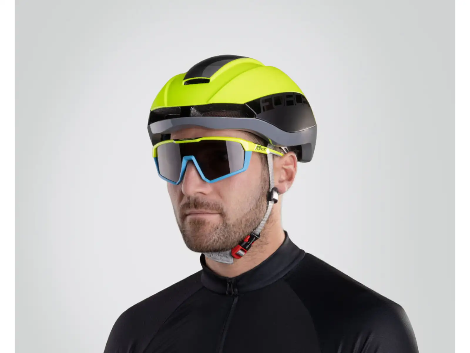 Force Orca Helm in mattem Fluoreszierend/Grau