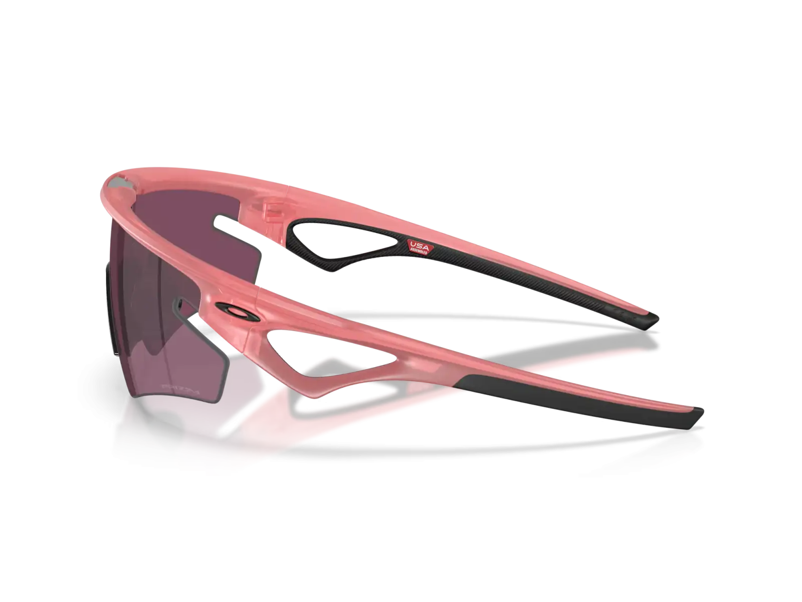 Oakley Sphaera Slash Sportbrille Matte Transparent Paloma/Prizm Road Black