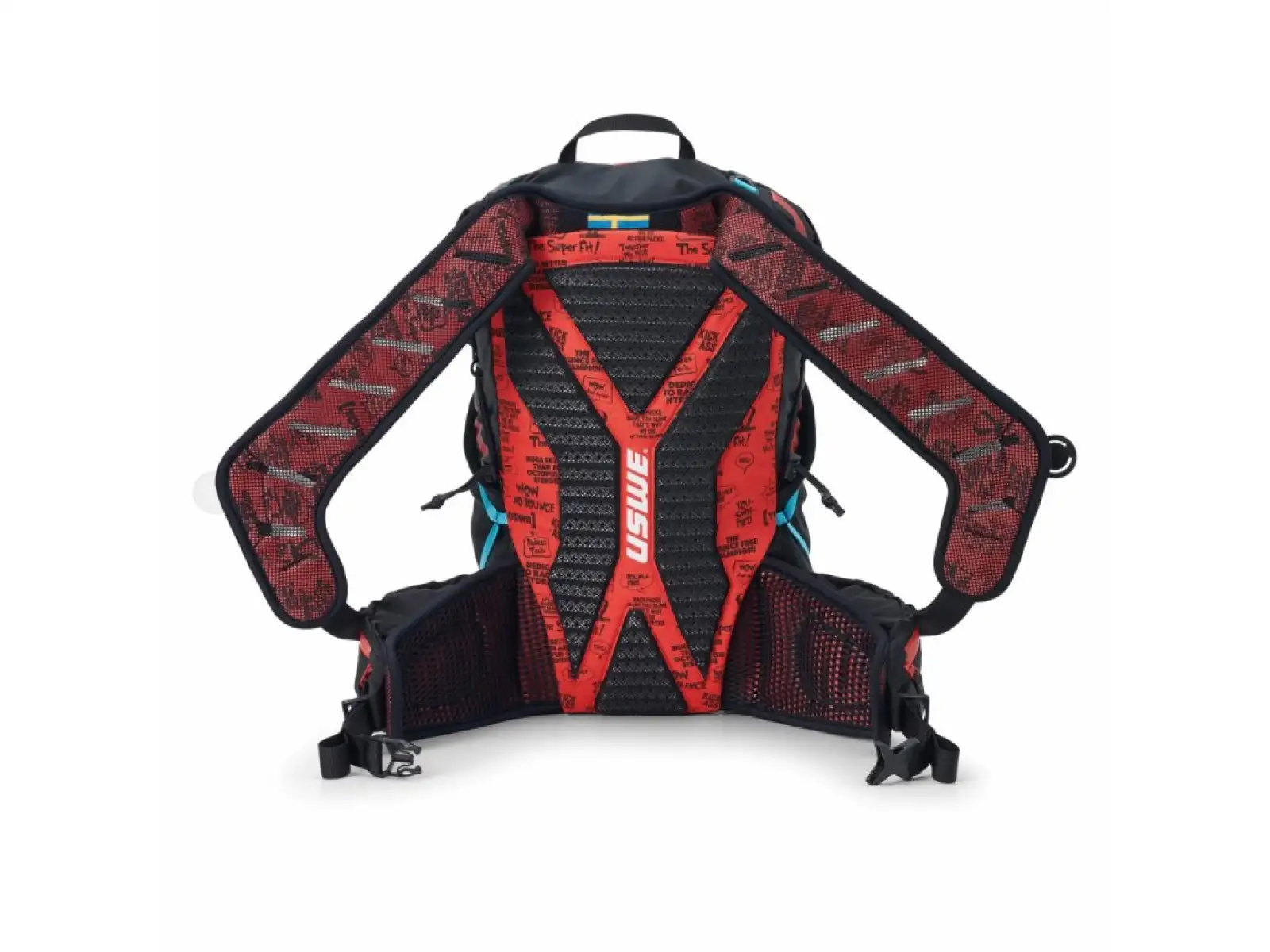 USWE Wanderer 18 Multisport-Rucksack Carbon Black 2x500ml Größe S