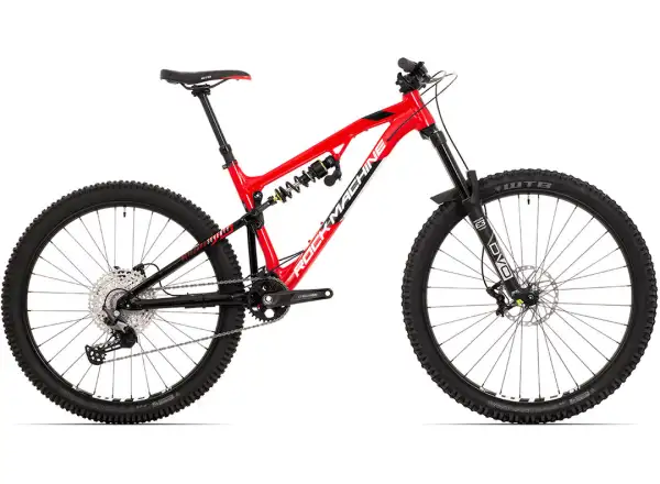 Rock Machine Blizzard 70-297 rot/weiß vollgefedertes Mountainbike