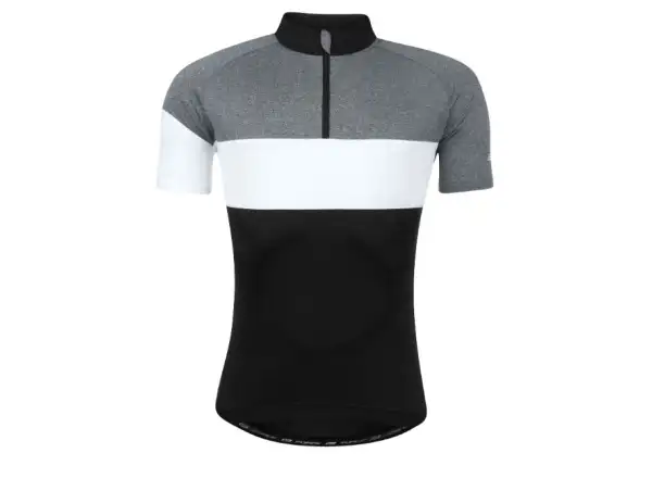 Force View Herrentrikot kurzarm schwarz/grau/weiß