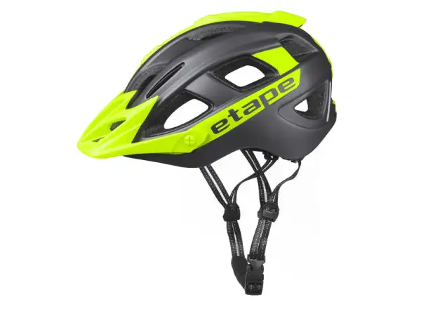 Etape Hero Kinder Fahrradhelm anthrazit/gelb fluo matt