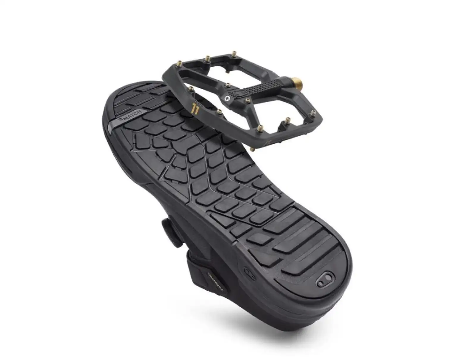 Crankbrothers Stamp Speedlace Herrenschuhe Grau/Rot.