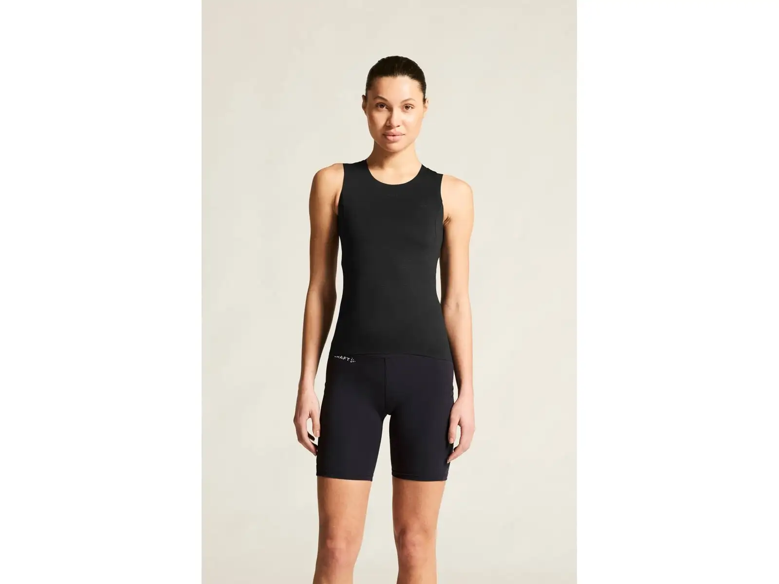 Craft Pro Dry Nanoweight Damen ärmelloses T-Shirt schwarz