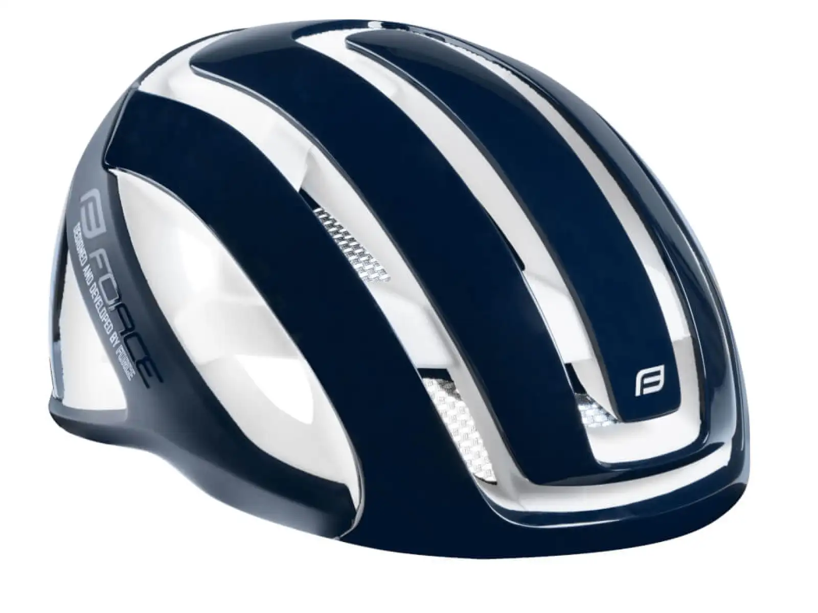 Force Neo Fahrradhelm blau/weiß