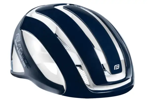 Force Neo Fahrradhelm blau/weiß