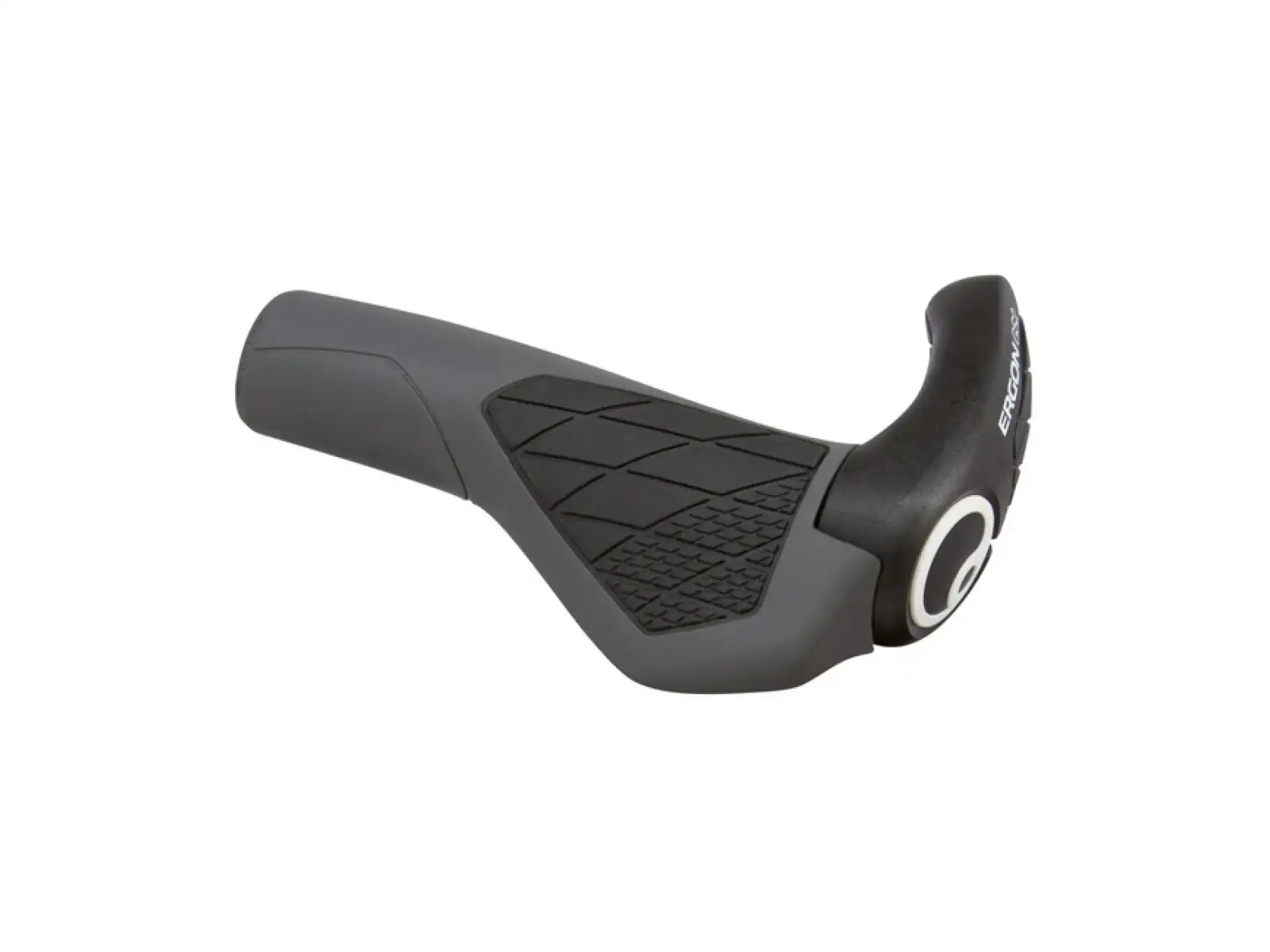 Ergon GS2-S Griffe mit schwarzen Hörnchen.