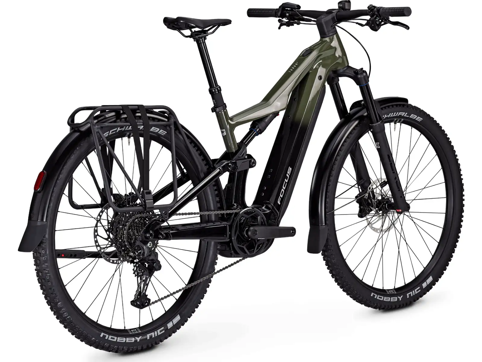 Focus E-Mountainbike – Thron2 6.7 EQP 800 Wh Urbangreen/Magicblack