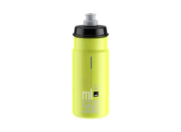 Elite Jet Flasche 550 ml Gelb Fluo/Schwarzes Logo