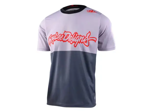 Troy Lee Designs Flowline Scripter Herren-Trikot Kurzarm Kohle