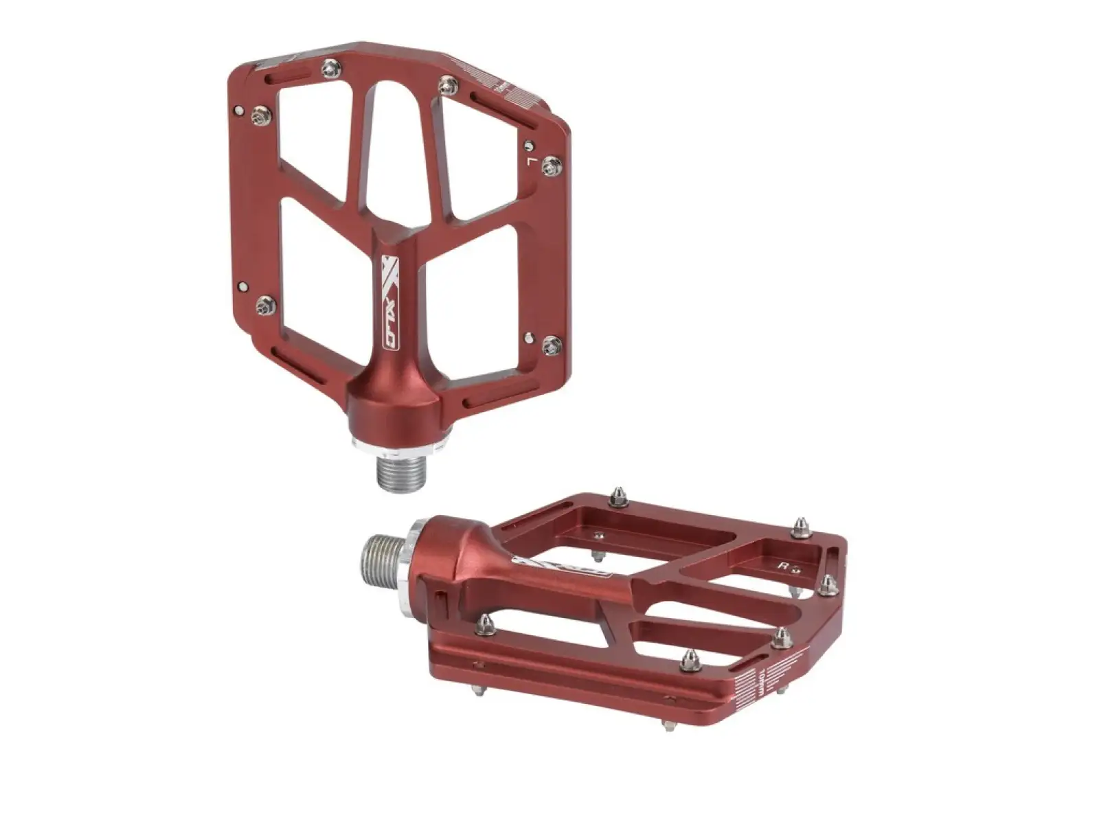 XLC PD-M14 Al MTB/ATB-Pedale rot