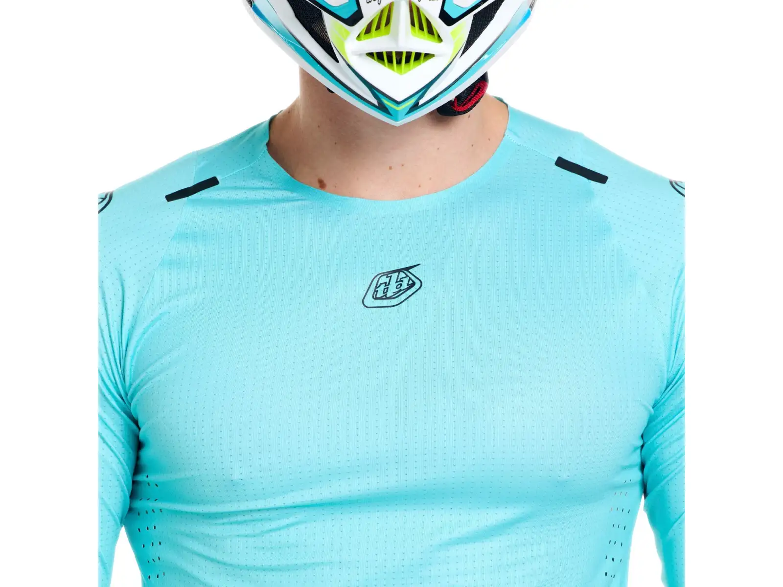 Troy Lee Designs Sprint Ultra Herren Trikot Langarm Mono Real Teal