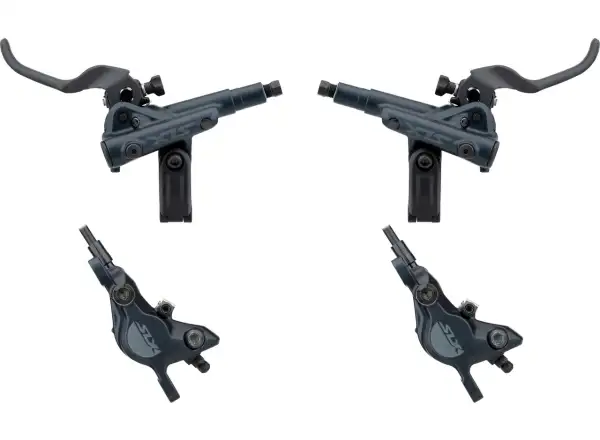 Shimano SLX BR-M7100 + BL-M7100 Scheibenbremse Set vorne + hinten, J-kit, Polymer