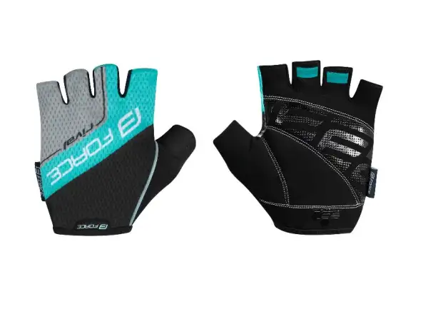 Force Rival Handschuhe Schwarz/Türkis