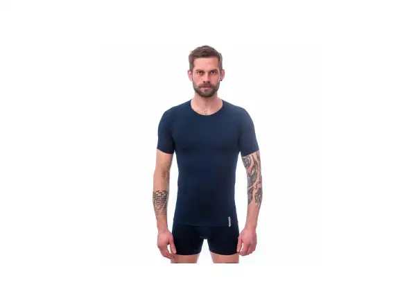 Sensor Coolmax Tech Herren T-Shirt Kurzarm Deep Blue