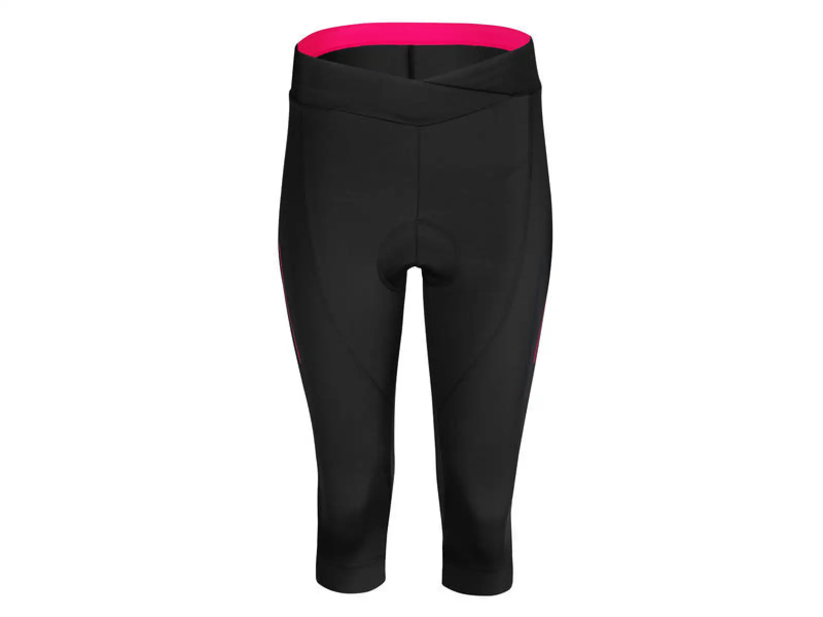 Etape Sara 2.0 Damen 3/4 Hosen mit Einsatz – Schwarz/Pink