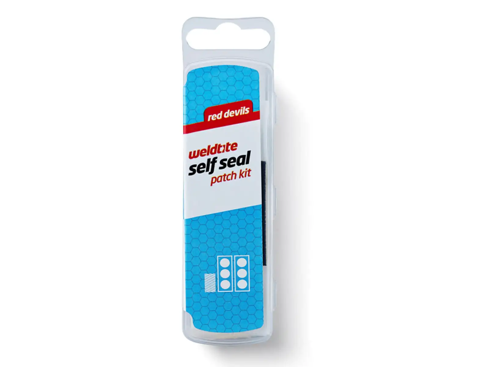 Weldtite Self Seal Red Devils Selbstklebende Flicken, 7 Stück.