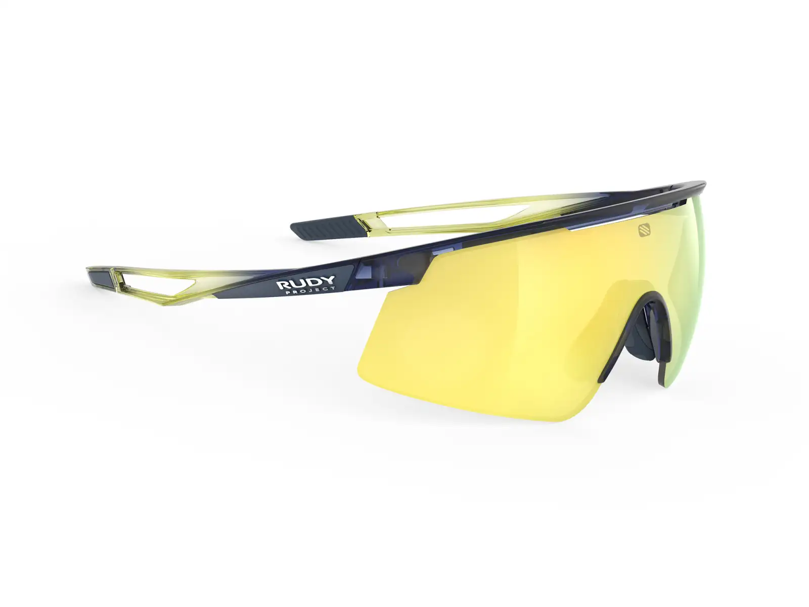 Rudy Project Turbolence Sportbrille Crystal Blue Avio/Apple Green Fade Gloss