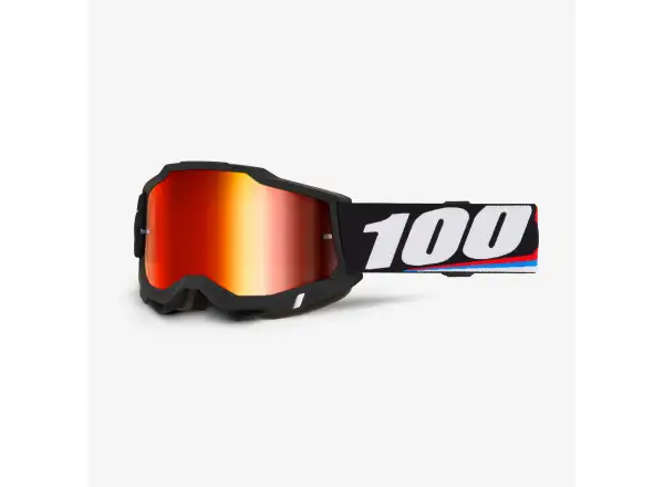 100% Accuri 2 Downhill-Brille Magnus/Red Mirror Lens