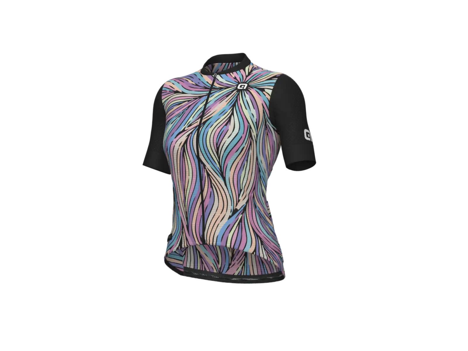 Alé Pragma Art Damenradtrikot mit kurzen Ärmeln Pastell