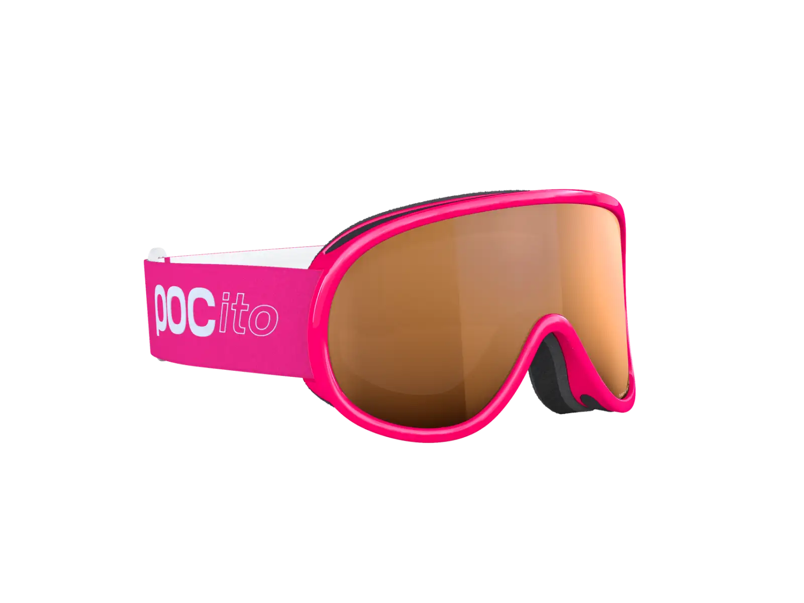 POC POCito Retina Kinder Skibrille Fluorescent Pink/ Teilweise sonniges Hellorange