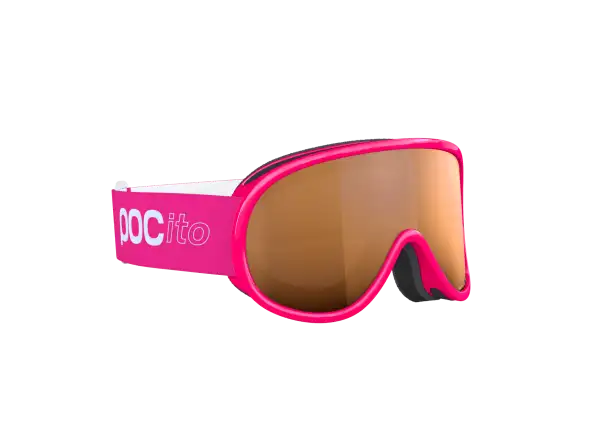 POC POCito Retina Kinder Skibrille Fluorescent Pink/ Teilweise sonniges Hellorange