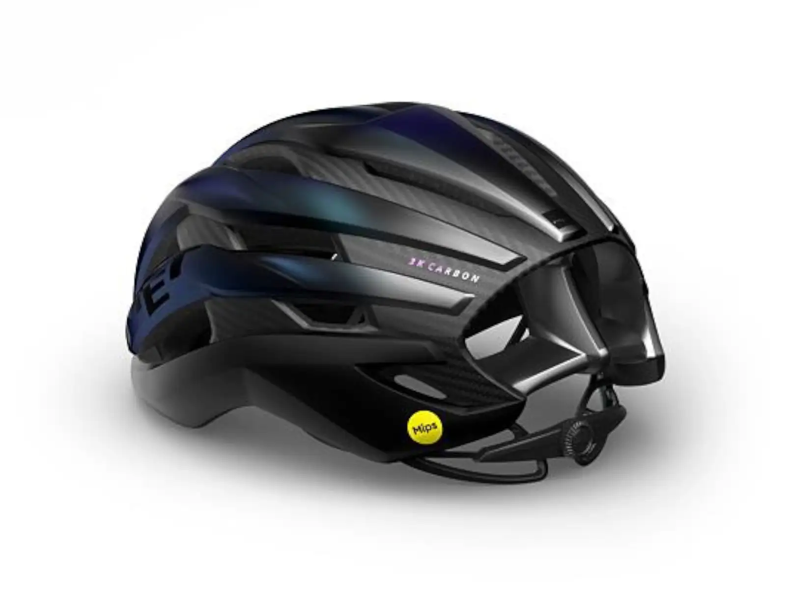 MET Trenta 3K Carbon MIPS Helm Blue Iridescent/Matt