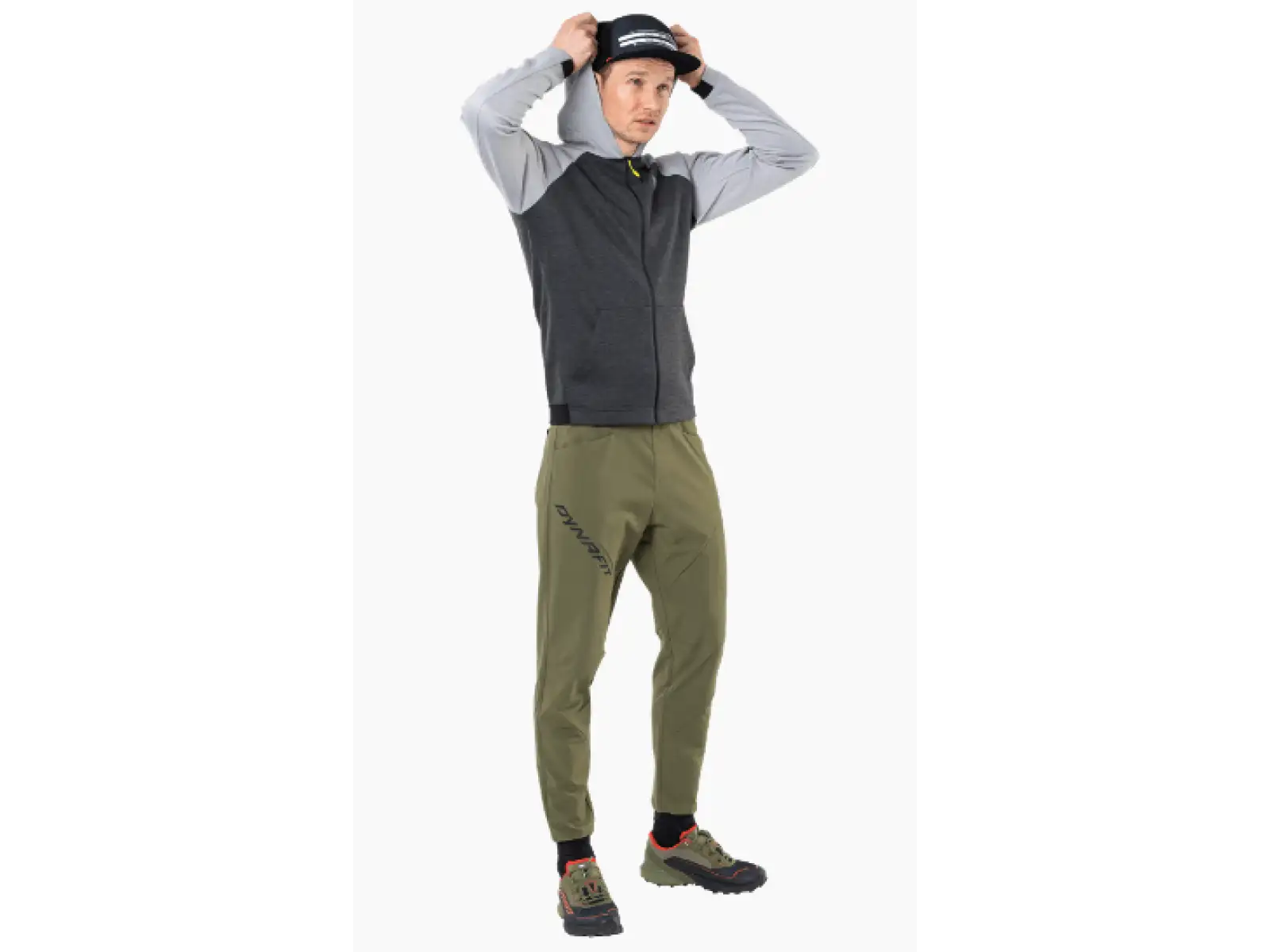 Dynafit 24/7 Polartec Herren-Kapuzenpullover in Legierungsfarbe
