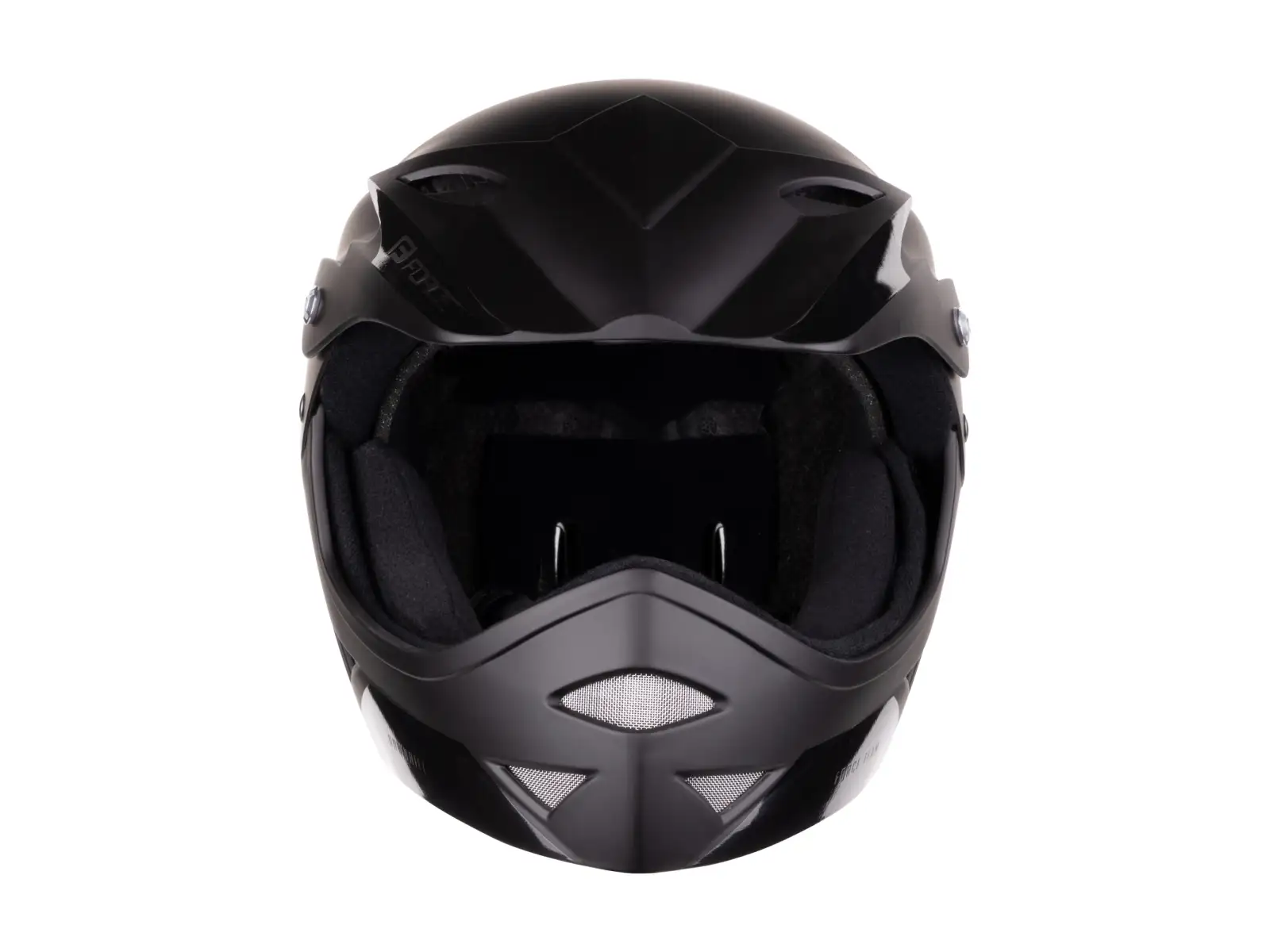 Force Downhill Junior Helm schwarz matt