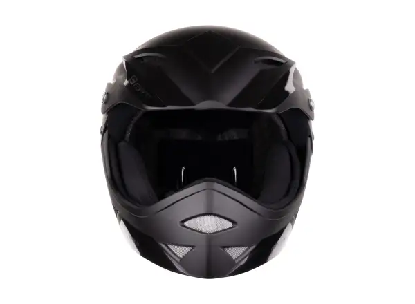 Force Downhill Junior Helm schwarz matt