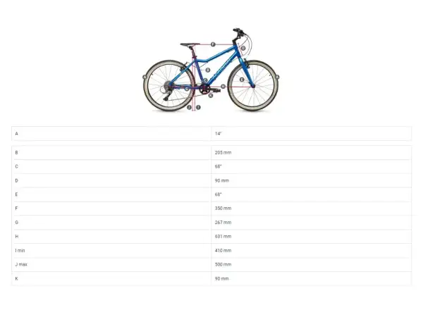 Academy Grade 2 Kinderfahrrad 14" Gelb