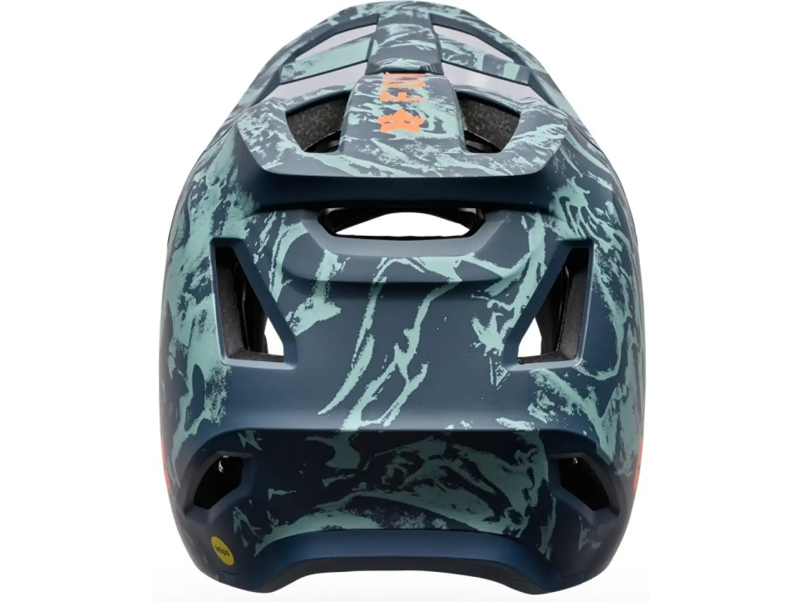 Fox Rampage Image Print Kinderhelm Arctic Blue