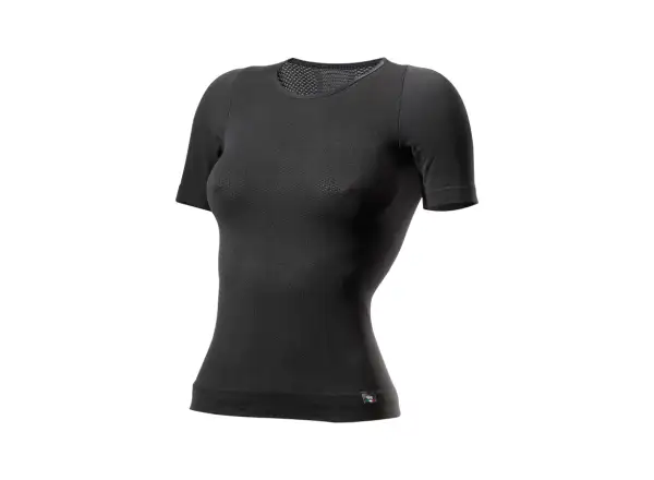 SIXS F TS1 Damen Funktions-T-Shirt kurzarm schwarz