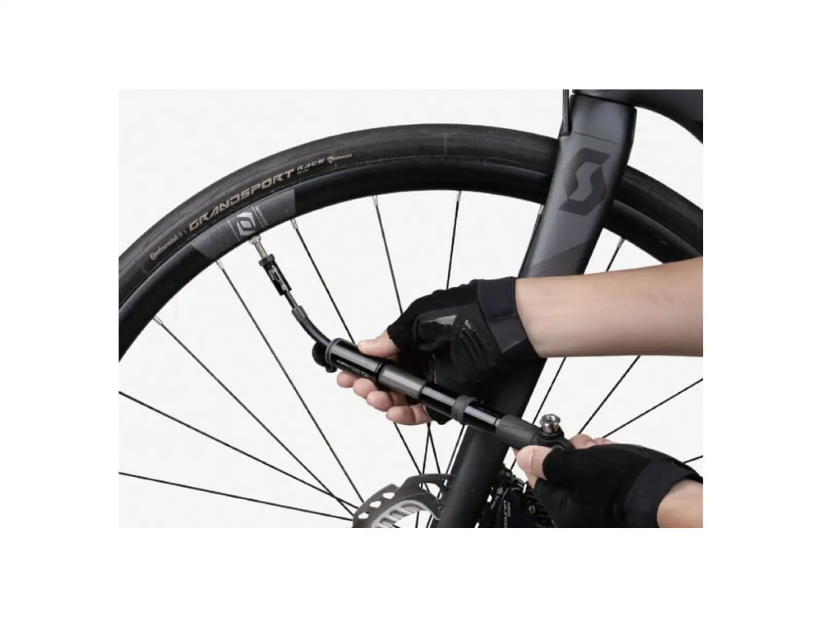 Topeak Hybrid Rocket HP Mini-Pumpe Schwarz