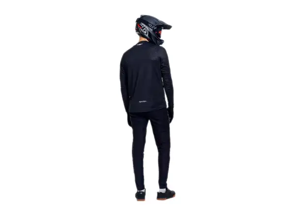 Troy Lee Designs Sprint Pro Herren-Trikot Langarm Mono Black