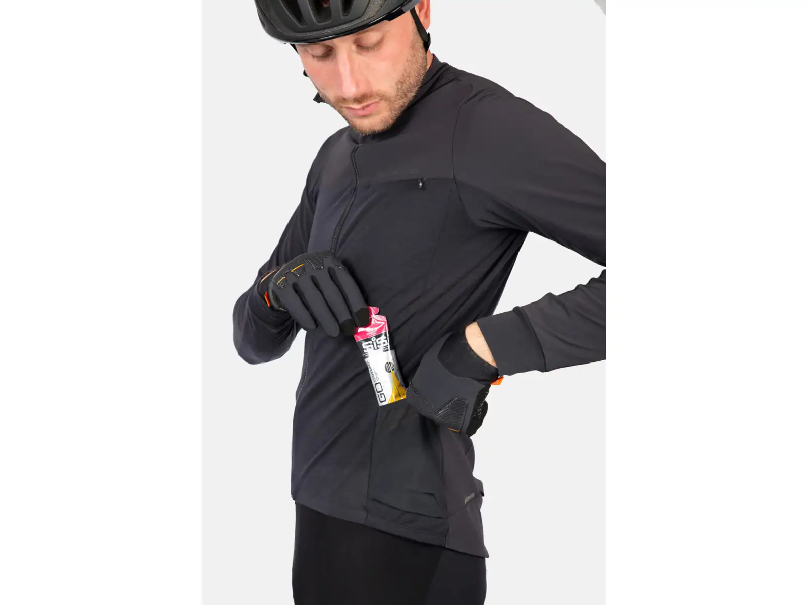 Endura GV500 Herrentrikot langarm Schwarz