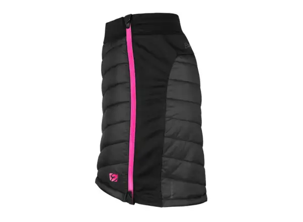 Etape Alaska gefütterter Damenrock schwarz/rosa