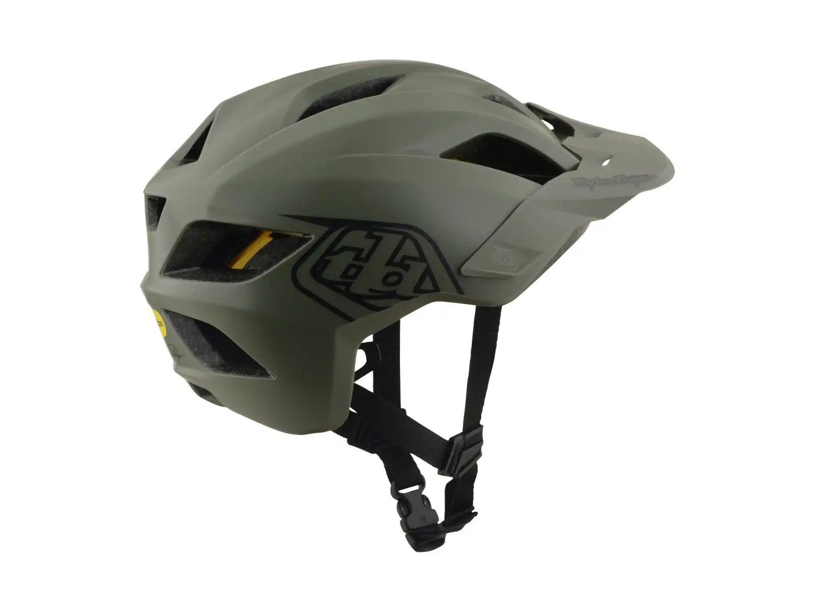 Troy Lee Designs Youth Flowline MIPS Kinderhelm Point Army/Phantom