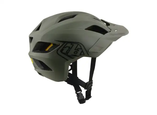 Troy Lee Designs Youth Flowline MIPS Kinderhelm Point Army/Phantom