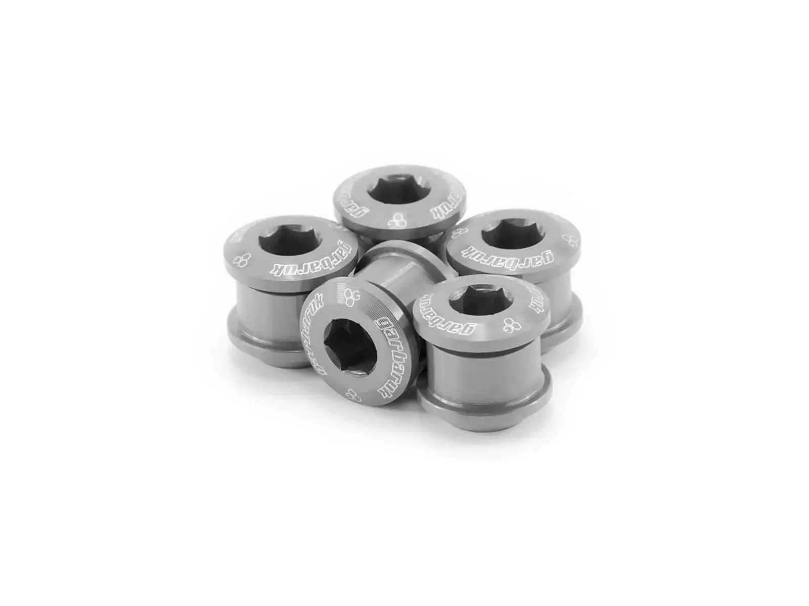 Garbaruk-Set von Schrauben für den Umwerfer Silber