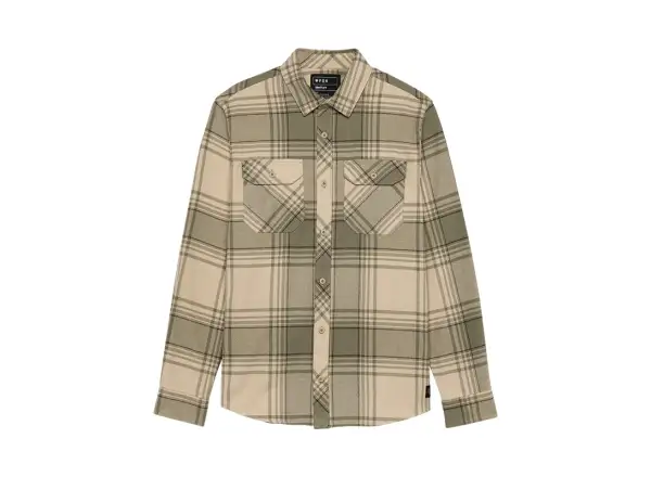 Fox Traildust Herren Flanellhemd Creme